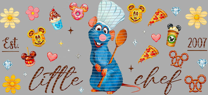 16oz Disney style-D-2977